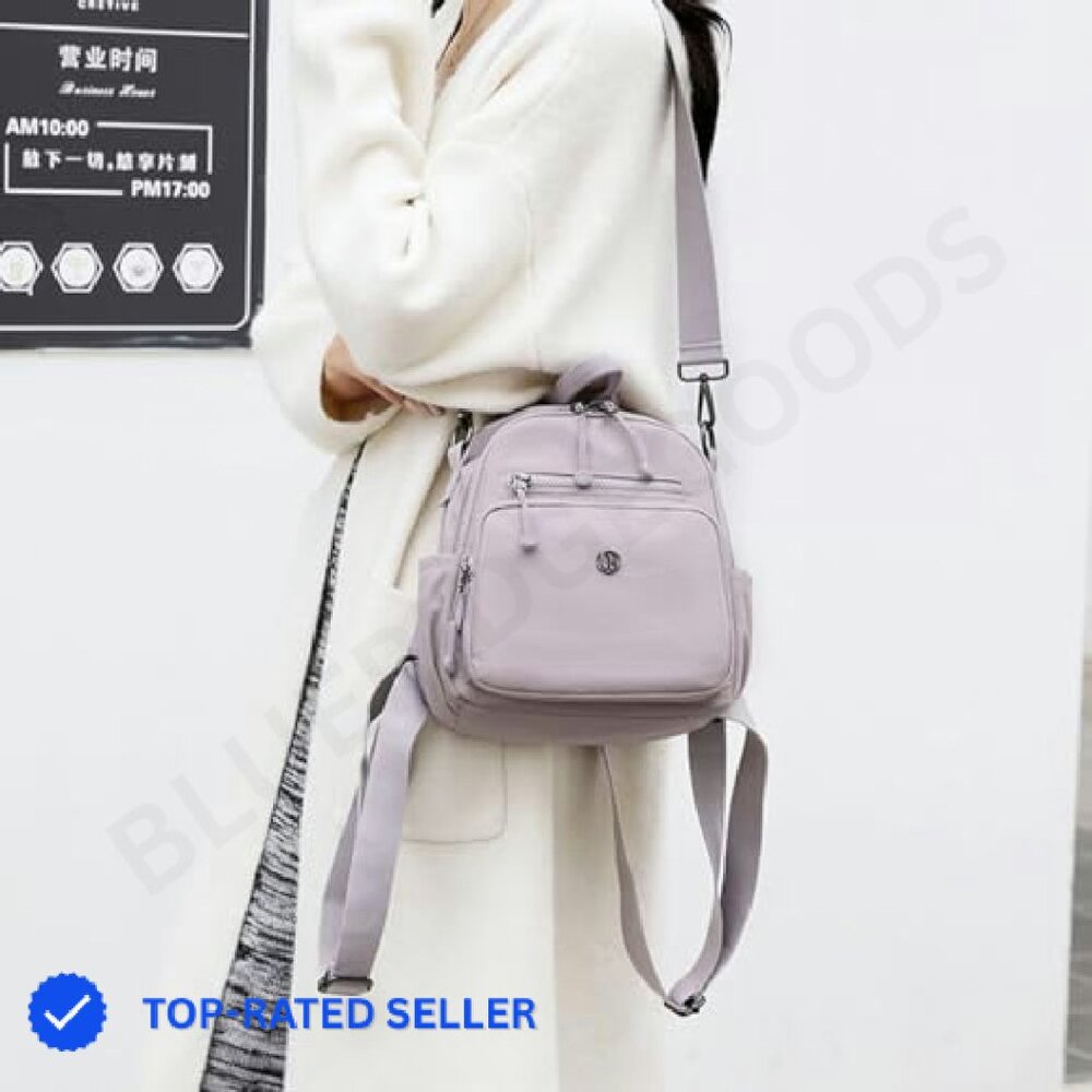 Stylish Mini Backpack Lightweight Waterproof Prep… - image 8